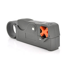 DR Інструмент Stripper HT-332 для зачищення кабелю RG-58/59/62/6/6QS/3C/4C/5C, Gray, Blister-box