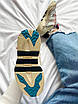 Кросівки жіночі Adidas Nitebal Beige Bordo Black Blue Size 38, фото 5