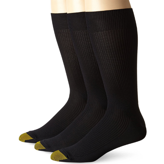 Набір чоловічих шкарпеток Manhattan Gold Toe Men's 40-44 чорний 3 пари
