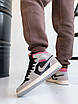 Кросівки жіночі Nike Air Jordan 1 Retro High Grey Red Black Size 39, фото 4