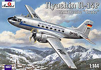 Пластикова модель 1/72 A-model 1447 радянський пасажирський літак ІЛ-14П (Deutsche Lufthansa)