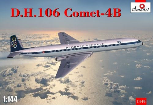 1/144 A-model 1449 британський авіалайнер D.H. 106 Comet-4B "Olympic airways"