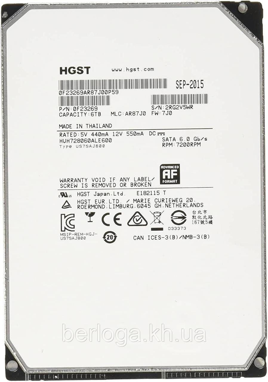 Жорсткий диск HGST 8TB US7SAJ800: продаж, ціна у Львові. Внутрішні та ...