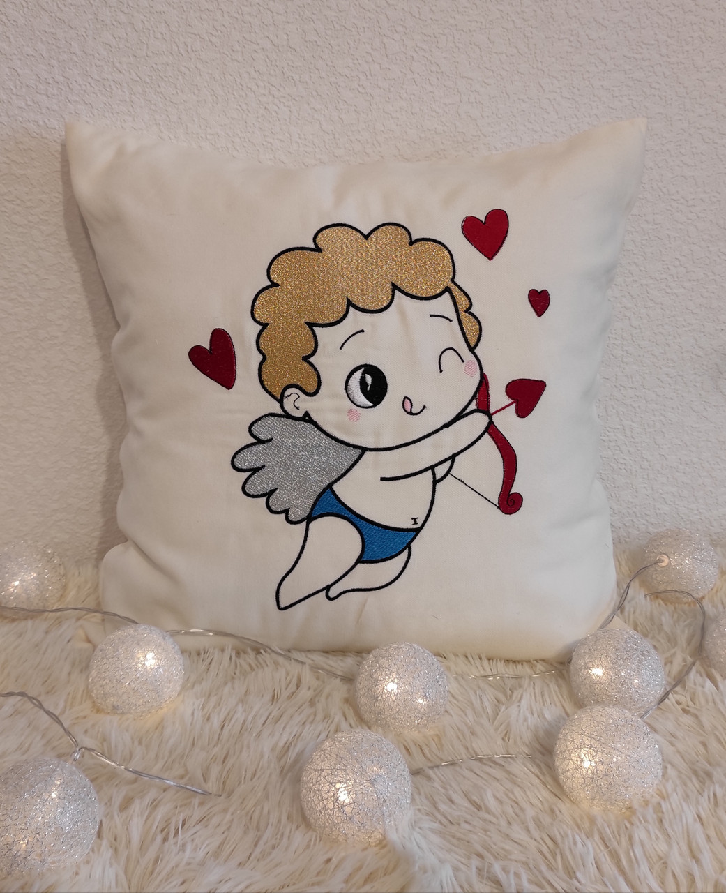 Подарункова подушка Купідон, фото 1