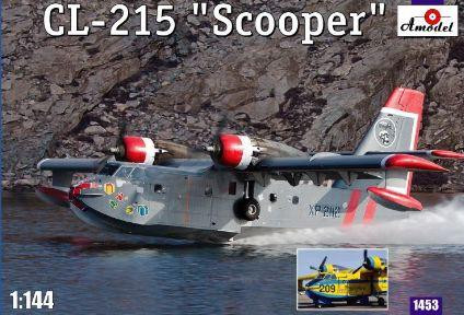 Пластикова модель 1/144 A-model 1453 канадський гідролітак CL-215 "Scooper", фото 1