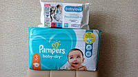 Подгузники детские одноразовые Pampers baby-dry размер 3 на 6-10 кг 42 штуки