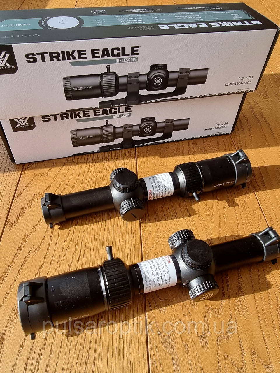 Приціл оптичний Vortex Strike Eagle 1-8x24 (AR-BDC3 IR) (SE-1824-2)
