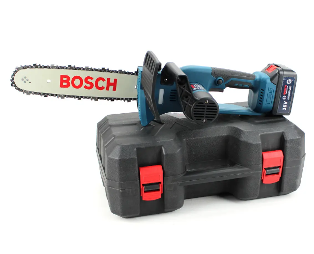Аккумуляторная пила Бош 36 c АКБ (36V 6.0Ah). цепная пила Bosch с аккумуляторами. - фото 6 - id-p1631663975
