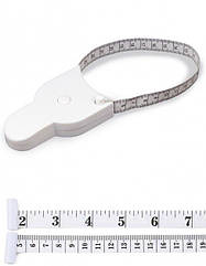 Сантиметрова стрічка висувна Measure tape Біла рулетка для вимірювання об'ємів тіла