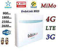 4G LTE стаціонарний WiFi Роутер Evdo Link B525 CPE Києвстар, Vodafone, Lecell з 2 антенами, фото 1