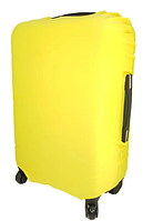 Чехол стрейчевый для большого чемодана желтый