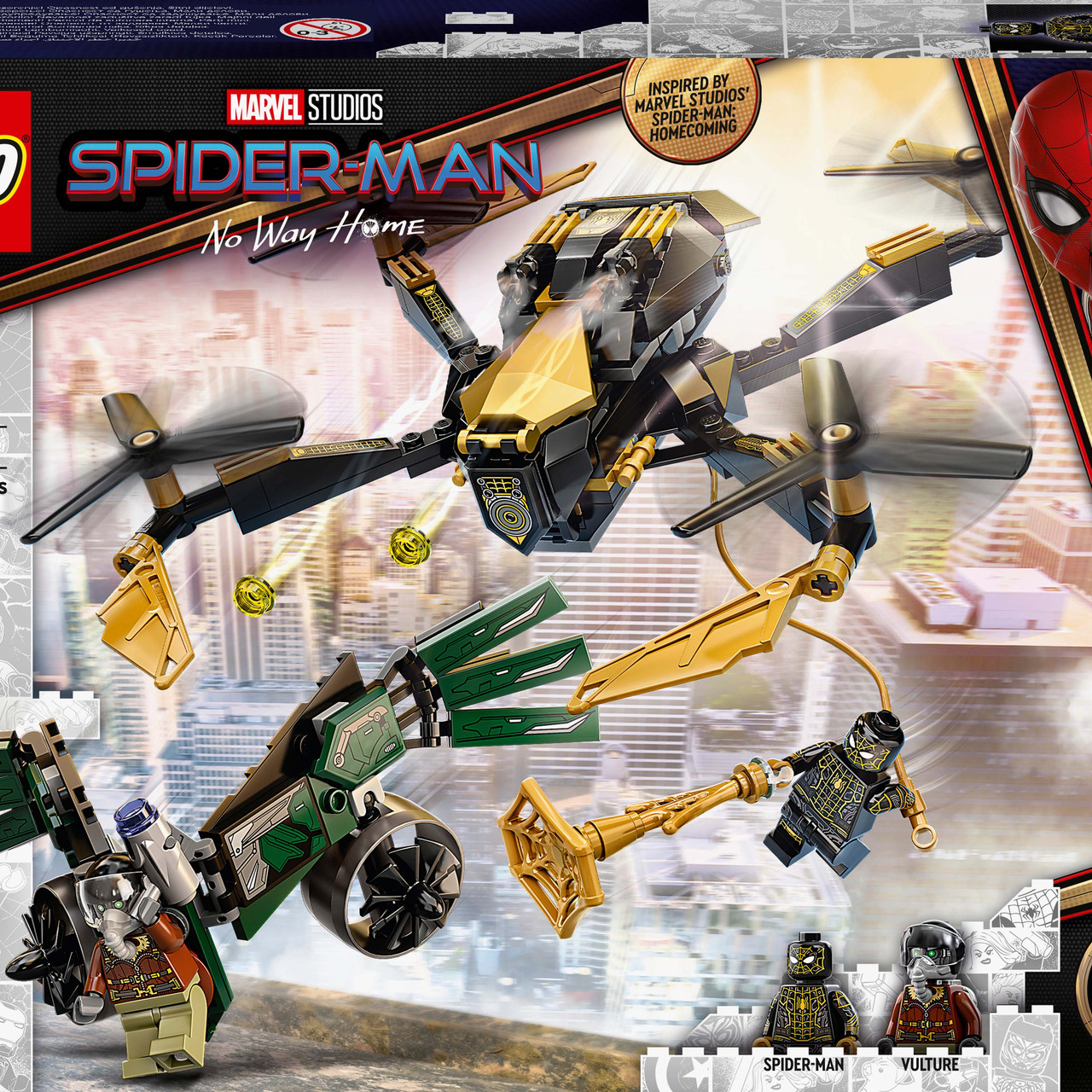 LEGO Super Heroes Marvel Дуель дронів Людини-павука 198 деталей (76195)