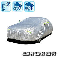 Накидка на машину от солнца и снега Universal Car Cover 5.8х1.8х1.2 м защитный тент-чехол для автомобиля (ST)