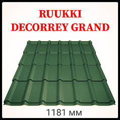 Металочерепиця Ruukki DECORREY Grand™ PE 0,45 мм RR 11