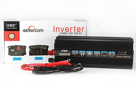 Інвертор перетворювач напруги AC/DC RCP 1000W 12V PROFESSIONAL автомобільний Power Inverter автоінвертор