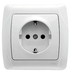 Viko Carmen розетка із заземленням біла
