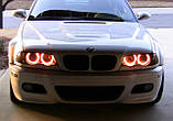Ангельські очі на BMW на 4 фари з Холодного неону. (НЕ ФАРА). 10кольорів в наявності., фото 2
