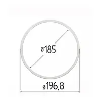 Протекторное термокольцо для натяжных потолков - диаметр 185 мм (наружный 196,8мм)