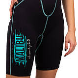 Гідрокостюм Marlin Malibu Shorty Lady Aqua Blue 2,5 мм, фото 5