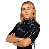 Гідрокостюм Marlin Malibu Shorty Lady Aqua Blue 2,5 мм, фото 6