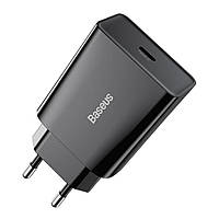 Мережевий зарядний пристрій Baseus Speed Mini Quick Charger 1*Type-C PD3.0 20 W 3 A Black (CCFS-SN01)