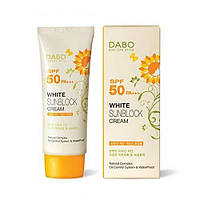 Легкий водостійкий санблок DABO Eco Life Style White Sunblock Cream SPF 50+/PA+++ 70 мл