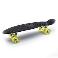 Пенни борд Maximus PENNY BOARD MAX с полиуретановыми колесами с подсветкой черный 5354