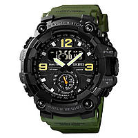 Мужские Часы Skmei 1637 Black-Military Wrisband, армейские, тактические, спортивные