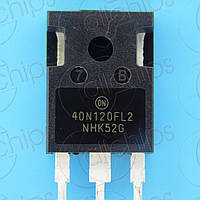 IGBT N-канал 1200В 40А 1.1мОм ONS NGTB40N120FL2WG TO247