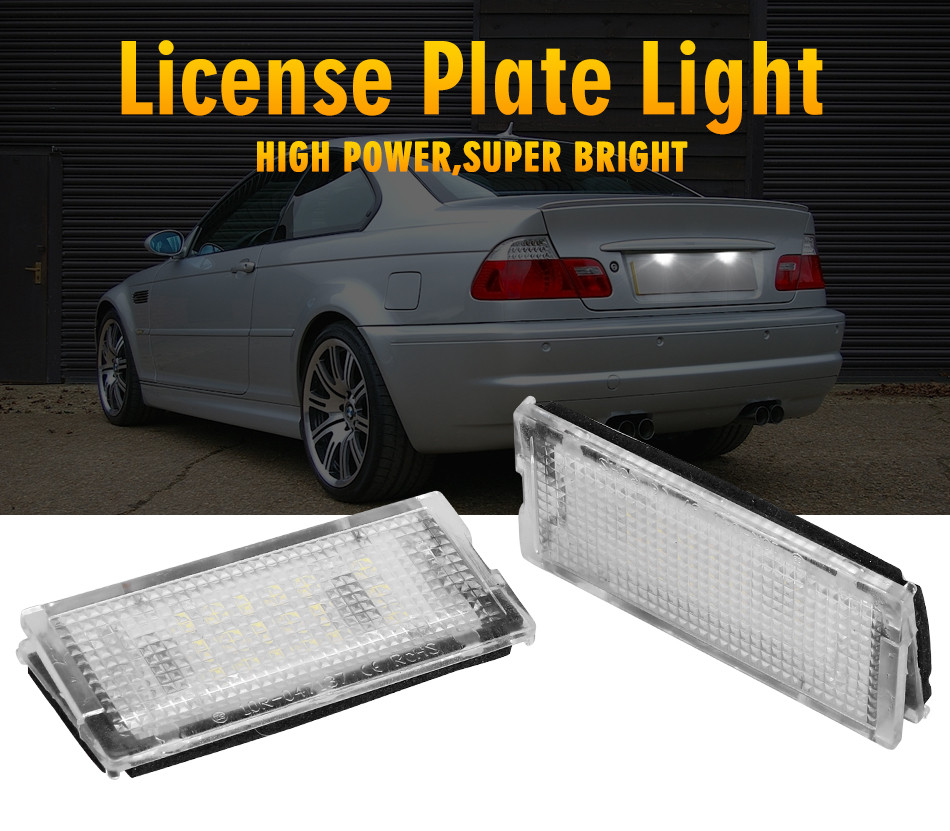 Світлодіодна LED підсвітка номерного знака BMW E46(1998-2005) 51138236269