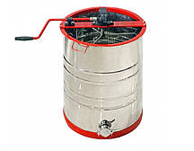 Медогонка 3-х рамкова, поворотна, бак, деталі ротора, касети зварні – нержавіючі, з обручем з кутника