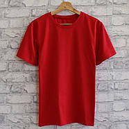 Футболка чоловіча стрейчева Premium, Україна, червона, 010650, фото 5