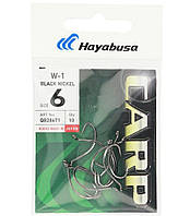 Крючки карповые Hayabusa W1 Black Nickel N° 6