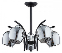 Люстра потолочная Maral chandelier - matt black + chrome + graphite O3075 W5 CZA + CH