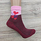 Шкарпетки дитячі середні літо сітка р.11-12 років асорті серця KIDS SOCKS by DUKAT 30035332, фото 5