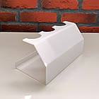 Підставка в кафе для французських хот-догів та шаурми біла на 3 хот-доги, тримач хот-догів, фото 3