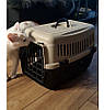 Переноска сумка для собак / кішок пластикова сірий Onlypet, фото 3