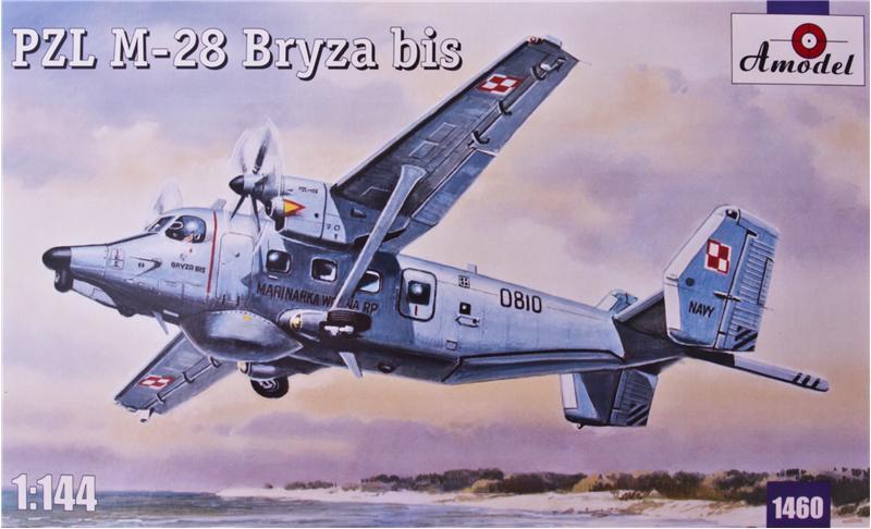 Пластикова модель 1/144 A-model 1460 польський багатоцільовий літак M-28 Bryza Bis, фото 1