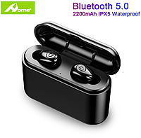Беспроводные Bluetooth наушники с зарядным футляром SX8-TWS Stereo Черный. Наушники блютуз для телефона