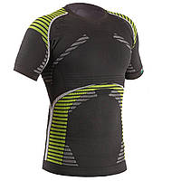 Термофутболка мужская Accapi HealthPower, Black/Lime, XS/S (44-46)