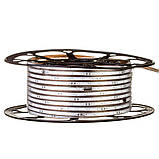 Світлодіодна стрічка 220V, 2835, 48 led/m, 5W, IP67, 350Lm, зелена, фото 3