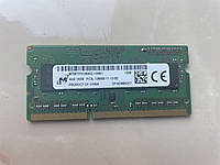 Оперативная память для ноутбука SODIMM DDR3L Micron 4GB PC3L-12800S (1600 Мгц) Б/У