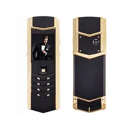 Кнопковий телефон H-Mobile V1 (Hope V1) Black Gold Vertu design