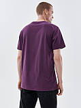 Гладка футболка Колір - темно-бордовий, фото 2