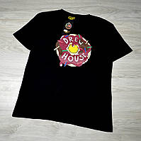 Молодежные футболки черные Drew House. Летние футболки Oversize мужские и женские оверсайз для подростков