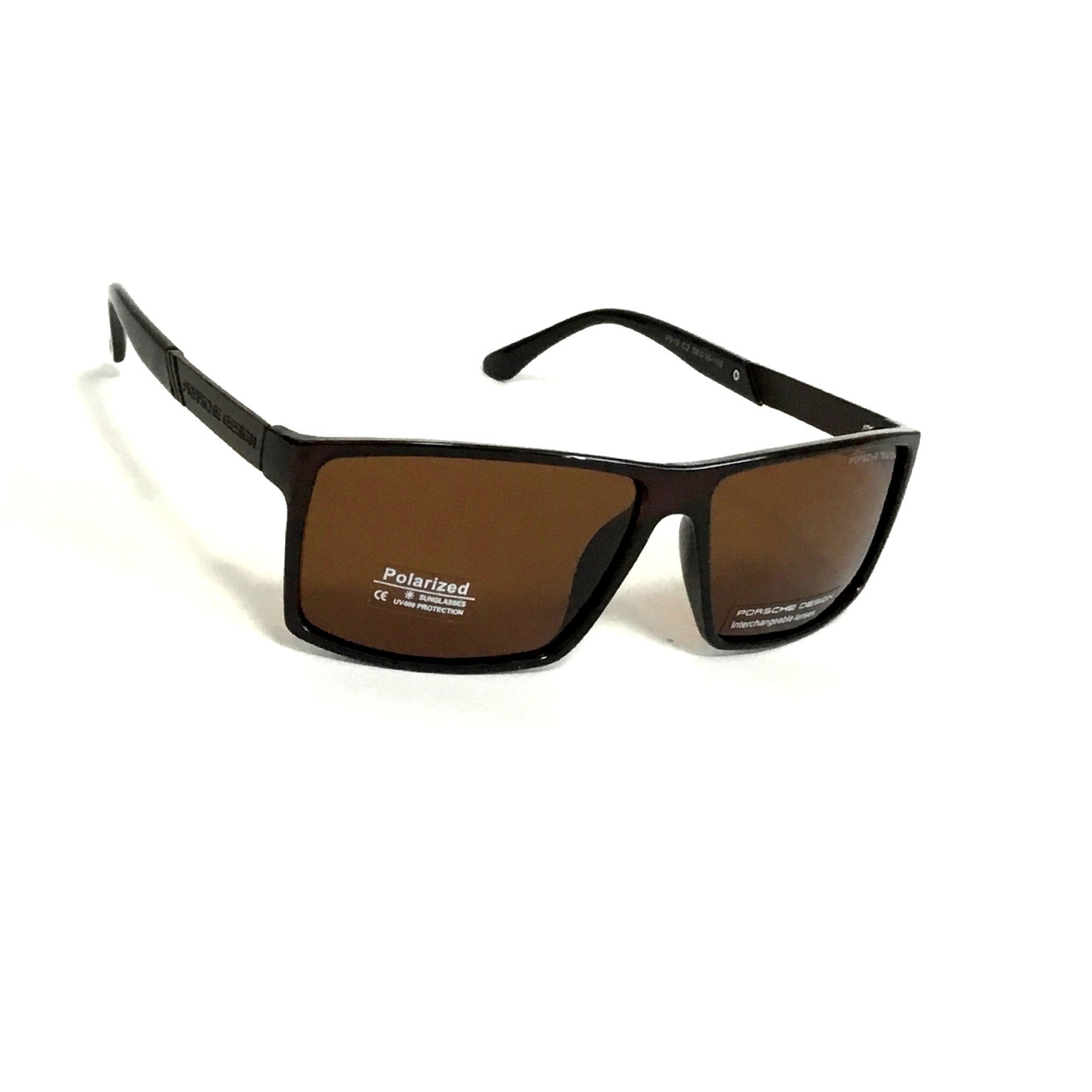 Чоловічі сонцезахисні окуляри з полароїдної лінзою  Р 919 с-2