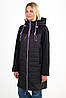 Жіноча куртка TOWMY 6727 black purple, фото 2