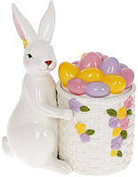 Банка для продуктов Кролик 20х11.5х24см керамика декор фигурка Пасхальный кролик яйцо пасхальное крашенки Bona