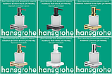 Дозатор для рідкого мила чорний матовий хром hansgrohe AddStoris Brushed Black (41745340), фото 4