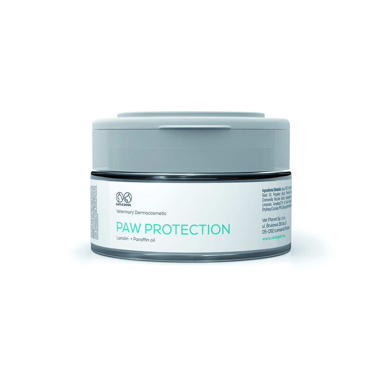 Мазь для захисту подушечок лап VetExpert Paw Protection 75 мл. Гель засіб для догляду для тварин Польща